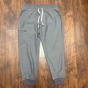 FIGS Technical Collection Jogger Scrub Pants Gray M/P Women’s Medical Scrubs